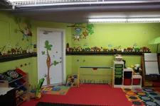 Garage converted in a playroom