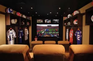 Garage with Football theme